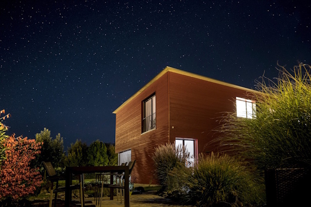 Réalisation d'un bardage extérieur en bois